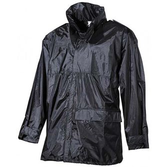MFH водонепроникна куртка до дощу PVC чорна
