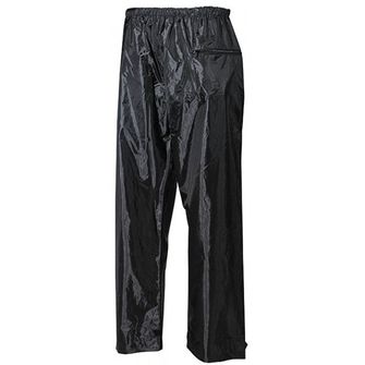 MFH водонепроникні штани з поліестеру з ПВХ чорні