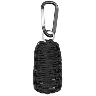 MFH Parachute Cord Survival Kit, чорний