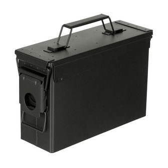 MFH US M19A1 коробка для боеприпасов, металева чорна 27,9 x 9,2 x 18,4 см