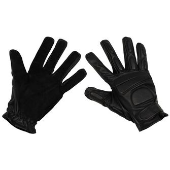 MFH Відле шкіряні рукавиці чорні з підкладкою