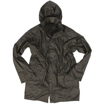Mil-tec водонепроникна куртка до дощу, чорна