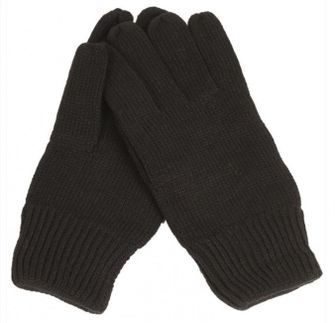 Mil-Tec плетені рукавички, чорні