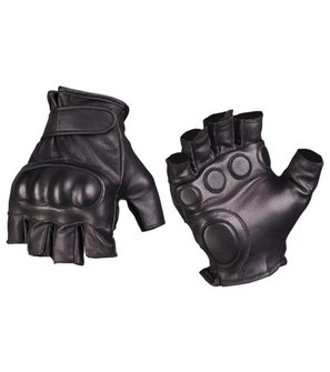 Тактичні рукавички Mil-tec без пальців, чорні