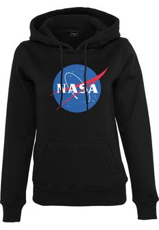 NASA інсигнія жіноча кофта з капюшоном, чорна