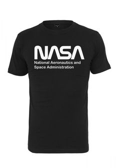 Футболка чоловіча NASA з логотипом Worm, чорна.