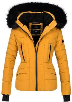 Жіноча зимова куртка Navahoo Adele з капюшоном, жовта