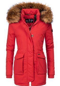Navahoo SCHNEEENGEL PRINCESS жіноча зимова куртка з капюшоном, червона