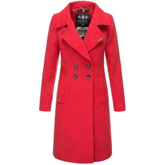 Жіноче зимове пальто Navahoo WOOLY, червоне