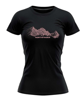 Northfinder жіноча футболка KENYA, чорна