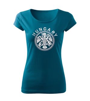 Жіноча футболка DRAGOWA угорська, бензинова синя 150г/м2