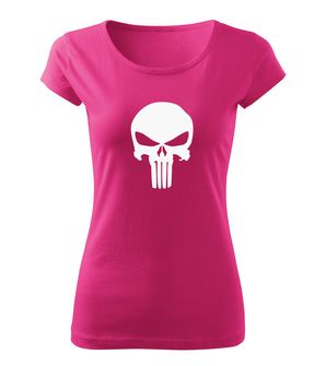 DRAGOWA жіноча футболка каратель, рожева 150г/м2