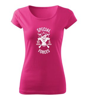 DRAGOWA жіноча футболка спецназ, рожева 150г/м2