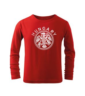 DRAGOWA Дитяча довга футболка Угорщина, червона