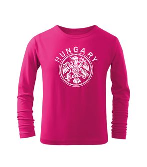 DRAGOWA Дитяча довга футболка Угорщина, рожева