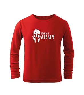 DRAGOWA Дитяча довга футболка Спартанська армія, червона