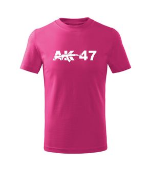 DRAGOWA Дитяча коротка футболка AK-47, рожева