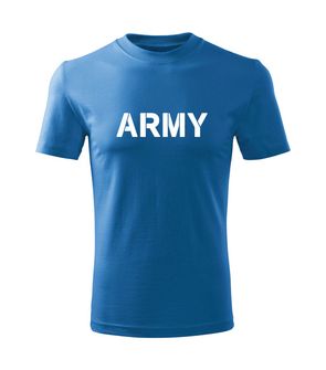 DRAGOWA Дитяча коротка армійська футболка, синя