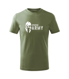 DRAGOWA Дитяча коротка футболка Спартанська армія, оливкова