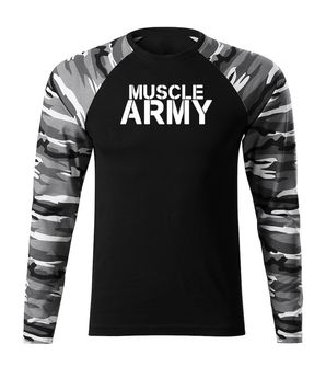 DRAGOWA Fit-T з довгим рукавом, м'язиста армійська футболка, метро 160г/м2