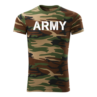 Коротка армійська футболка DRAGOWA, камуфляж 160г/м2