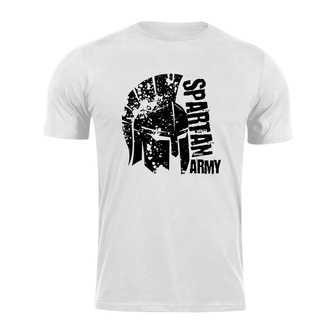 DRAGOWA футболка коротка спартанська армія Леон, біла 160г/м2