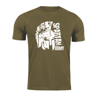 DRAGOWA футболка коротка спартанська армія Леон, оливкова 160г/м2
