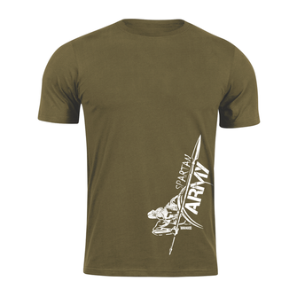 DRAGOWA футболка коротка спартанська армія Myles, оливкова 160г/м2