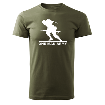 DRAGOWA коротка футболка вояка, оливкова 160г/м2