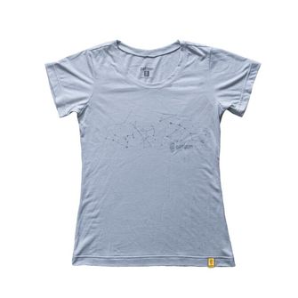 Patizon Жіноча футболка з коротким рукавом з мериносу, колір Gun metal