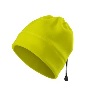 Світловідбиваюча захисна флісова шапка Rimeck, флуоресцентна жовта
