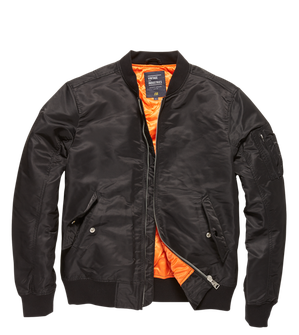 Vintage Industries Bomber Welder транзитна куртка, чорна