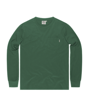 Vintage Industries Grant кишенева футболка з довгим рукавом, яскраво-зелена