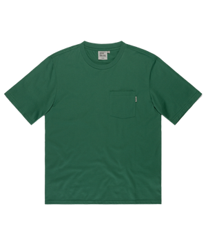 Vintage Industries Сіре футболка з кишенею, яскраво-зелена