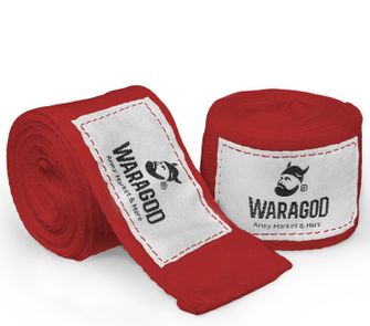 Бинти боксерські WARAGOD 3,5м, червоні