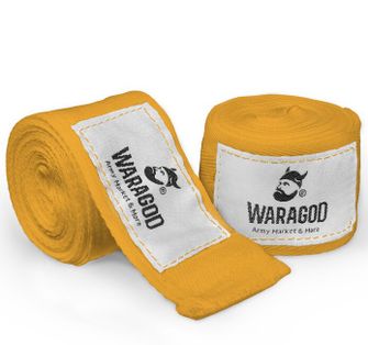 Бинти боксерські WARAGOD 4,5м, жовті