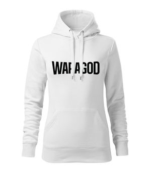 WARAGOD жіночий светр з капюшоном FASTMERCH, білий 320г/м2