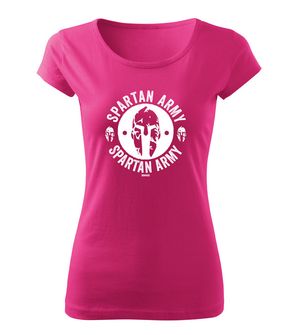 DRAGOWA жіноча коротка футболка Archelaos, рожева 150г/м2