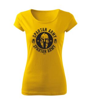 DRAGOWA жіноча коротка футболка Archelaos, жовта 150г/м2