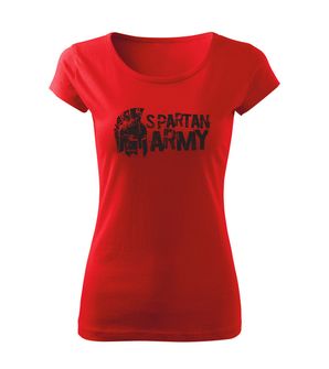 DRAGOWA жіноча коротка футболка Ariston, червона 150г/м2