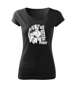 DRAGOWA жіноча коротка футболка Leon, чорна 150г/м2