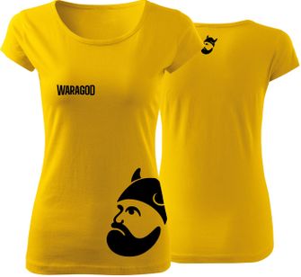 WARAGOD жіноча футболка BIGMERCH, жовта 150г/м2