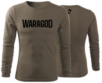 WARAGOD Fit-T футболка з довгим рукавом FastMERCH, оливкова 160г/м2
