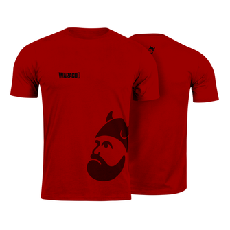 Waragod коротка футболка BigMERCH, червона 160г/м2