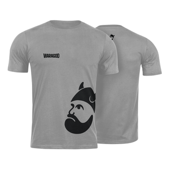 Waragod коротка футболка BigMERCH, сіра 160г/м2