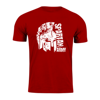 DRAGOWA футболка коротка спартанська армія Леон, червона 160г/м2