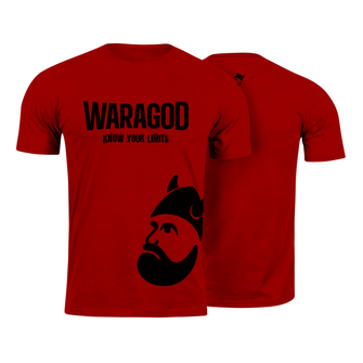 Waragod коротка футболка StrongMERCH, червона 160г/м2