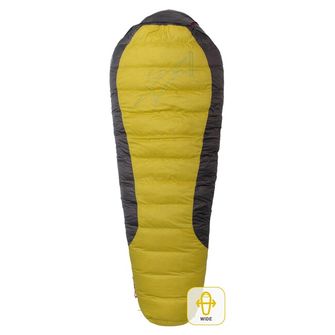 Warmpeace Спальний мішок VIKING 1200 170 см WIDE R, жовтий/сірий/чорний